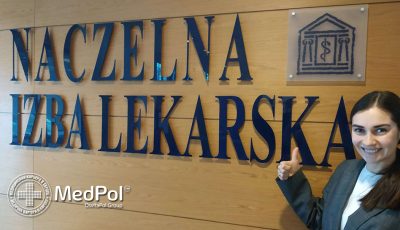 Поздравляем Марию с успешной сдачей экзамена в Верховной врачебной палате NIL (Naczelna Izba Lekarska) с первой попытки!